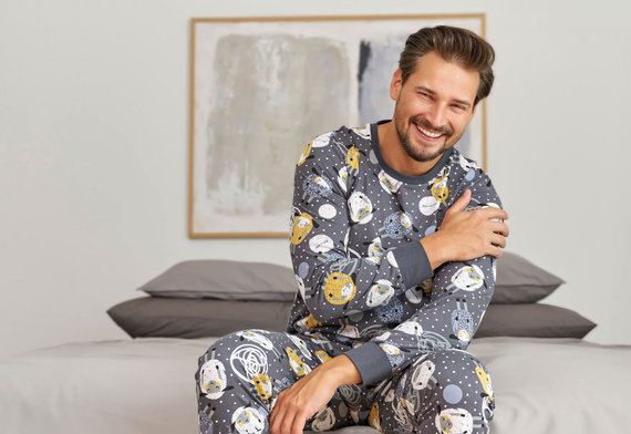 PMB.7109 Piżama Męska Doctor Nap - sheep