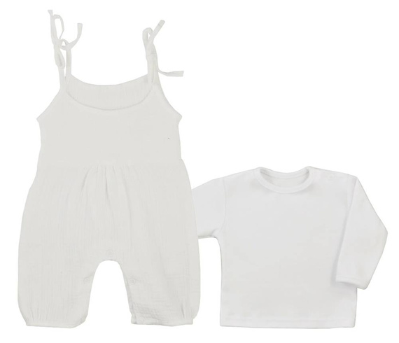 Komplet muślinowy Silky Koala - ecru