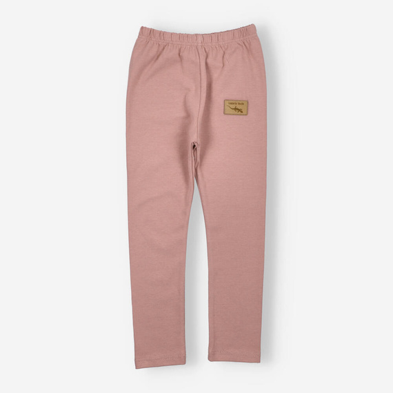 Legginsy dziewczęce Lagarto Verde - różowy