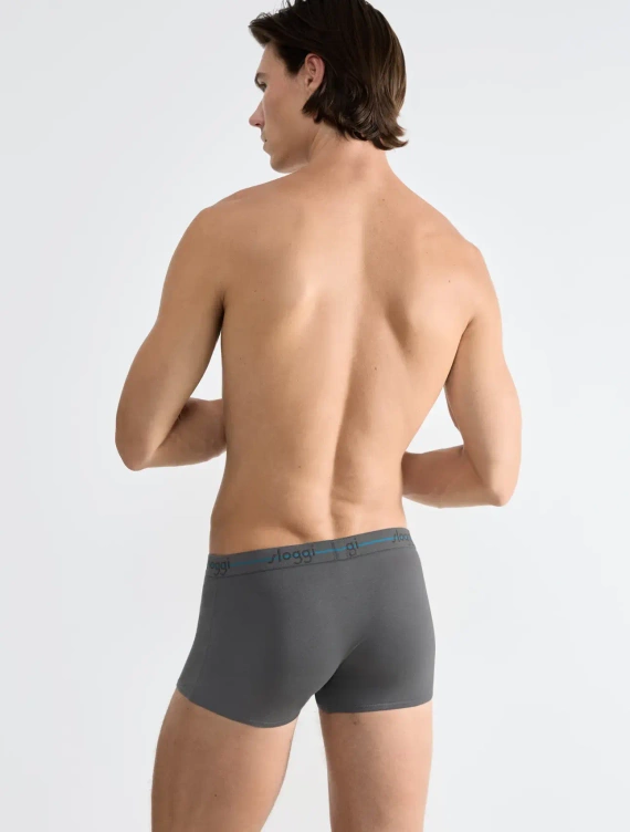 Bokserki męskie Men Start Hipster C2P box Sloggi - Brown - Light Combination