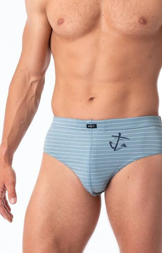 Slipy męskie MPP 251 2-pak Key - szary-granatowy