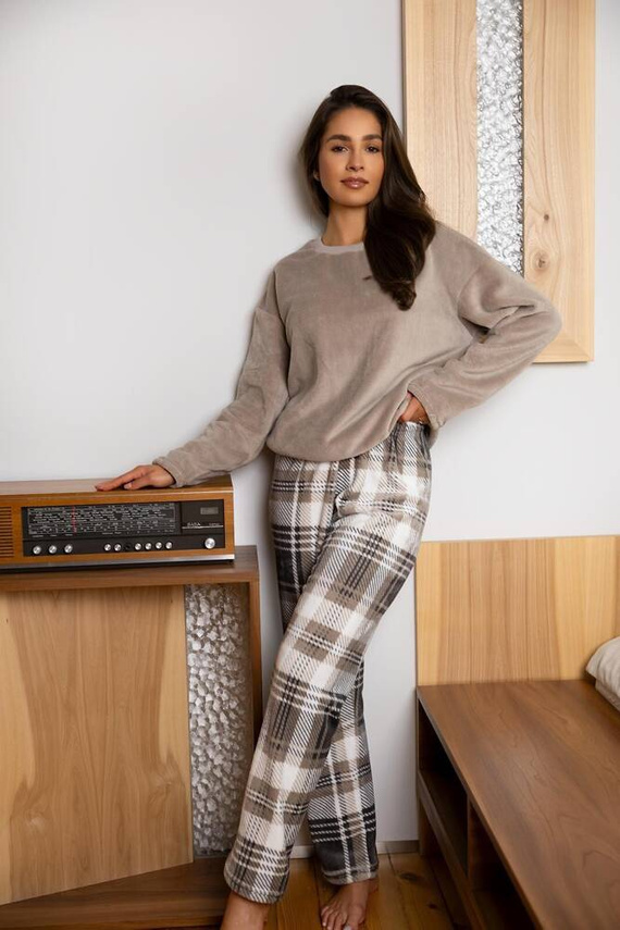 Piżama damska / dres damski Milou Sensis - beżowy