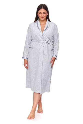 SWO.1078 Szlafrok damski Doctor Nap - grey melange