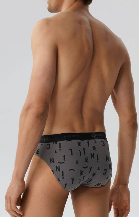 Slipy męskie 3MP-161 A'3 Atlantic- zielony-czarny-grafitowy