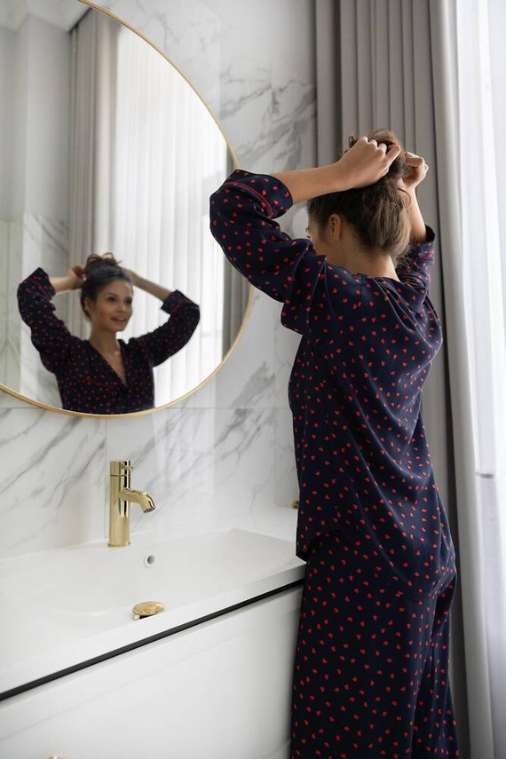 Piżama damska Sophia Sensis -granatowy