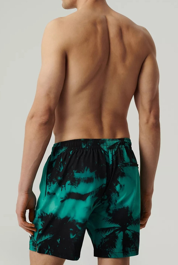 Szoty kąpielowe męskie KMB-227 Atlantic- zielony czarny