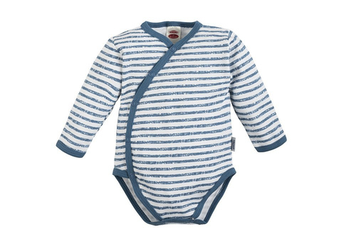 Body kopertowe z długim rękawem "BLUE SEA" Makoma paski