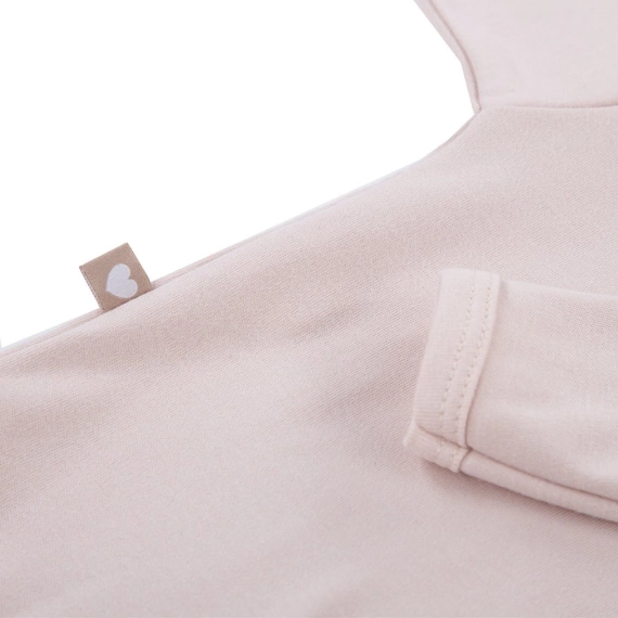 Body dziewczęce z długim rękawem Run&Fun Eevi- beżowy