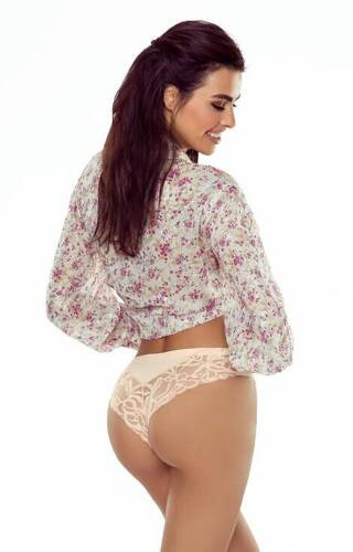 Figi damskie 5033 Risa Lapinee - beżowe
