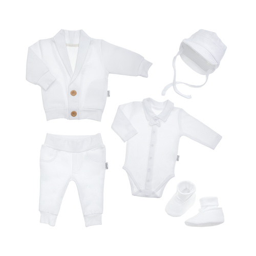 Komplet chrzcielny 5-częściowy 169398 Nicol - biały