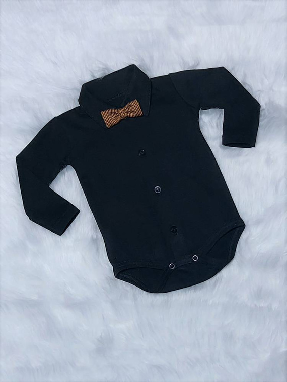 Body z długim rękawem Miłosz Bambarillo czarny