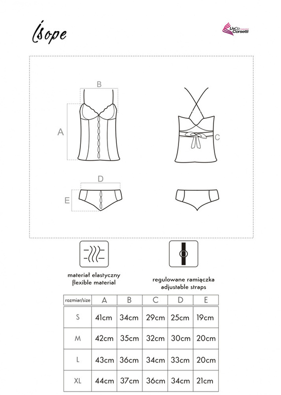 Komplet dwuczęściowy Isope LivCo Corsetti Fashion