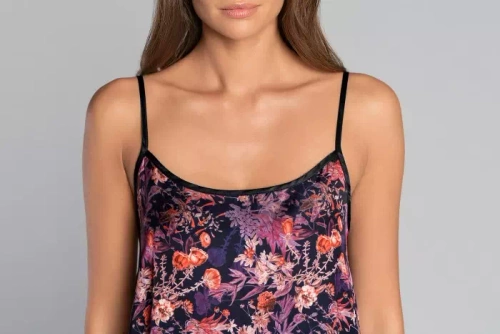 Koszula damska, wąskie ramiączko Tibesti Italia Fashion - druk 