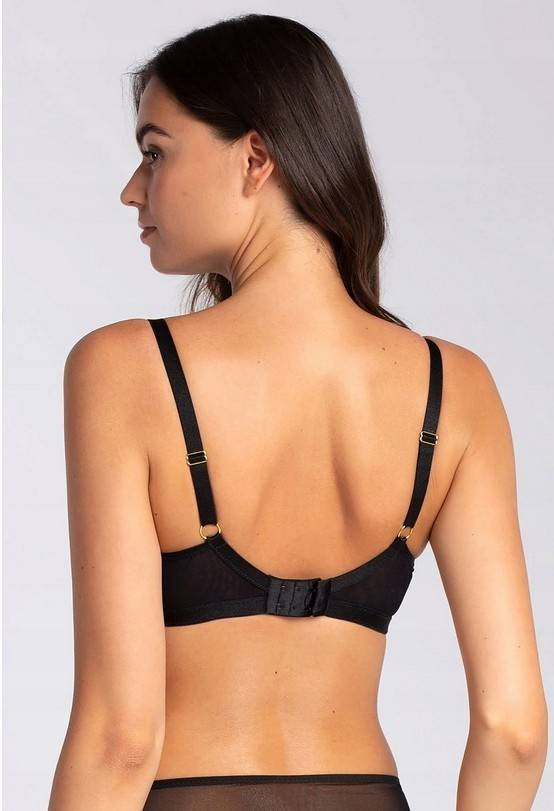 KAR 01100 Nancy Biustonosz miękki Gatta - czarny