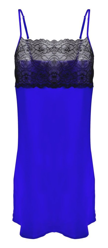 Diana Halka satynowa koszulka damska DKaren - Modrak