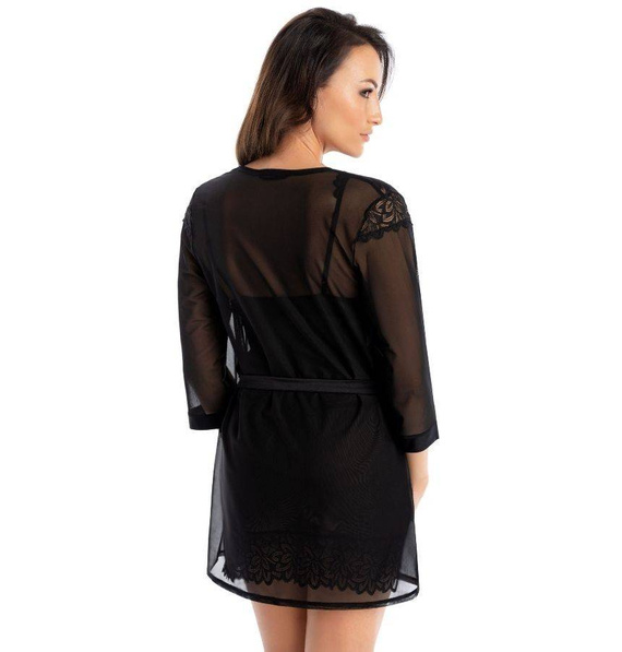 Damski szlafrok Sheery Teyli - czarny