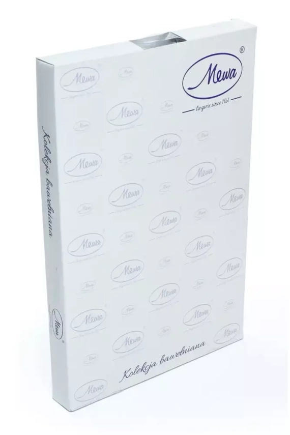 Koszula nocna 86306 Ingrid z rozpinanym dekoltem Mewa kwiaty