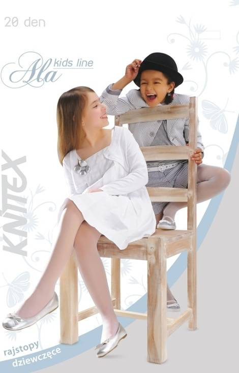 Rajstopy Ala gładkie 20 den Knittex - bianco