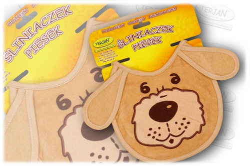 Śliniak piesek TERJAN szary