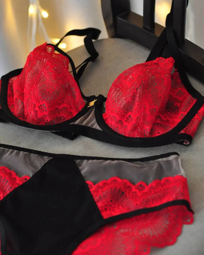 Biustonosz miękki soft 19170 Amore Mediolano czerwony 