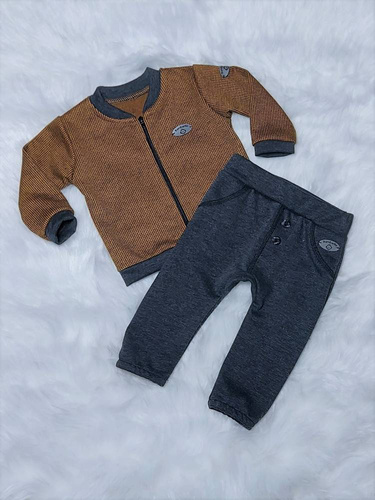 Komplet katana + spodnie Miłosz Bambarillo brązowy 