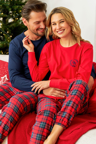 PM.7127 Piżama Damska Doctor Nap - red