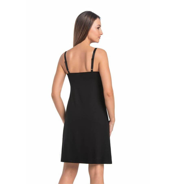 Koszula nocna do karmienia Mommy Teyli - czarny