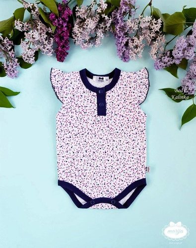 131 Kalinka Body bez rękawów Marija - granat