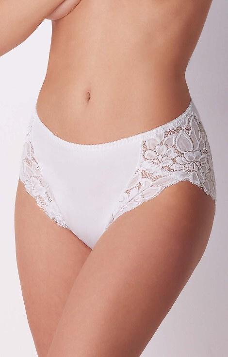 Figi Damskie ADC89 Cotonella - białe