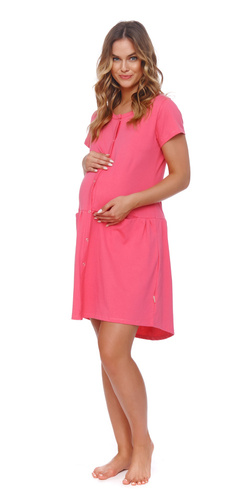 Koszula ciążowa i do karmienia 9445 Doctor Nap - peony