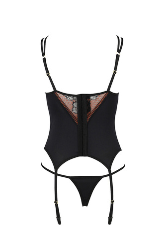 Gorset damski Mirella Corset Casmir czarny 