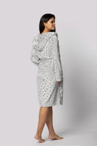 Szlafrok damski Star Envie light grey 