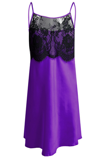 Halka satynowa Janice DKaren - fiolet