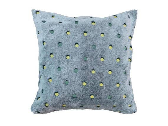 Poszewka Dekoracyjna Groszki Neon Darymex antracyt