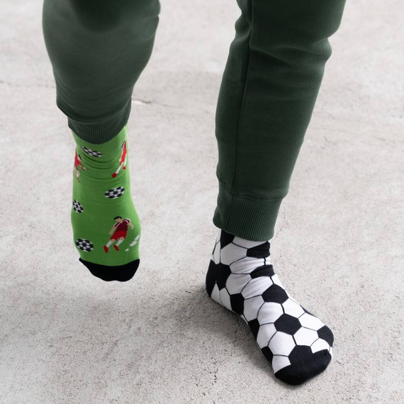 079 Nie Do Pary Skarpety Męskie More - zielony 075