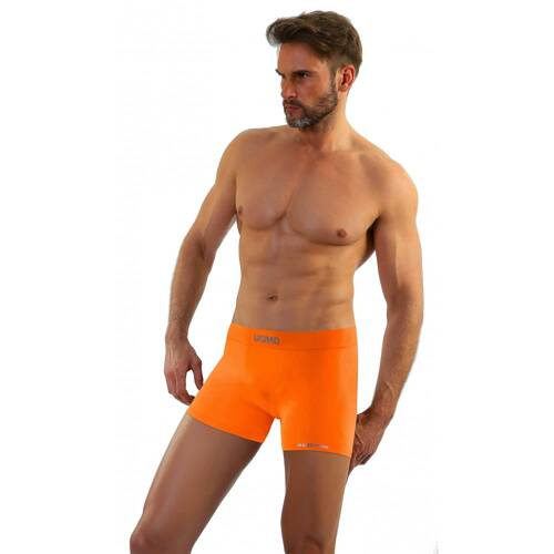 Bezszwowe bokserki męskie BM07 Solar Sesto Senso - pomarańczowy
