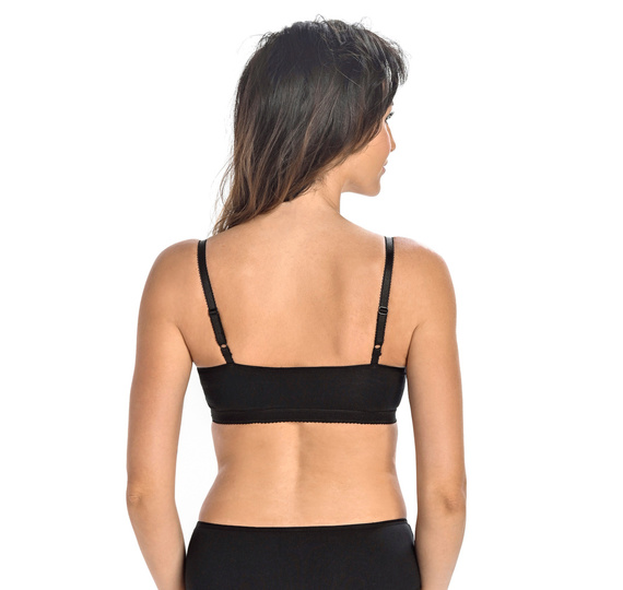 Biustonosz braletka bez fiszbin Bianca Teyli - czarny