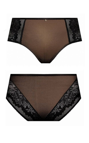 Figi Damskie Zara  Nipplex czarny złoty