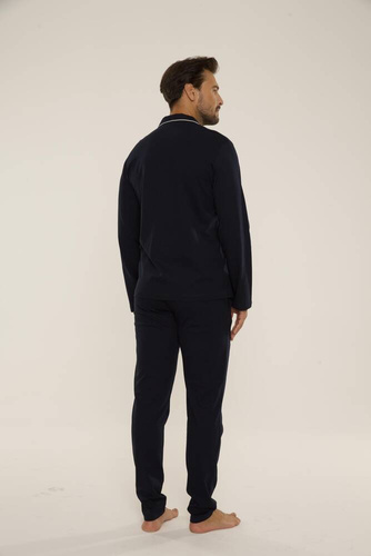 Piżama Męska 729 Norberto De Lafense - granat