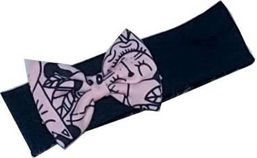 Opaska z kokardką Kotki Bambarillo granatowy