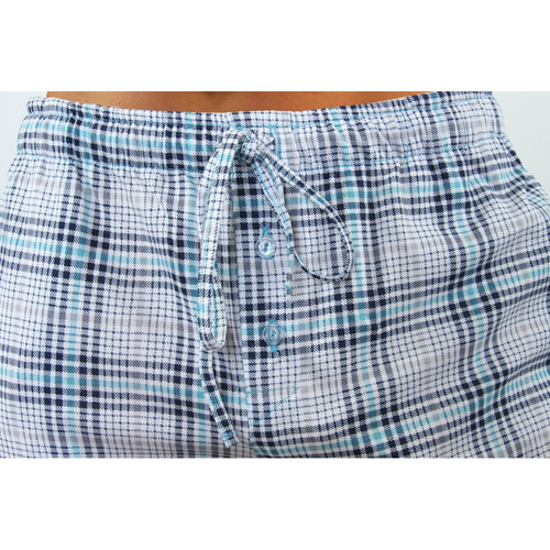 Bawełniana piżama męska z długim rękawem 2379/27 Sesto Senso - turkusowy 