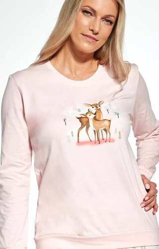 Piżama damska 467/343 Fall Cornette - różowy