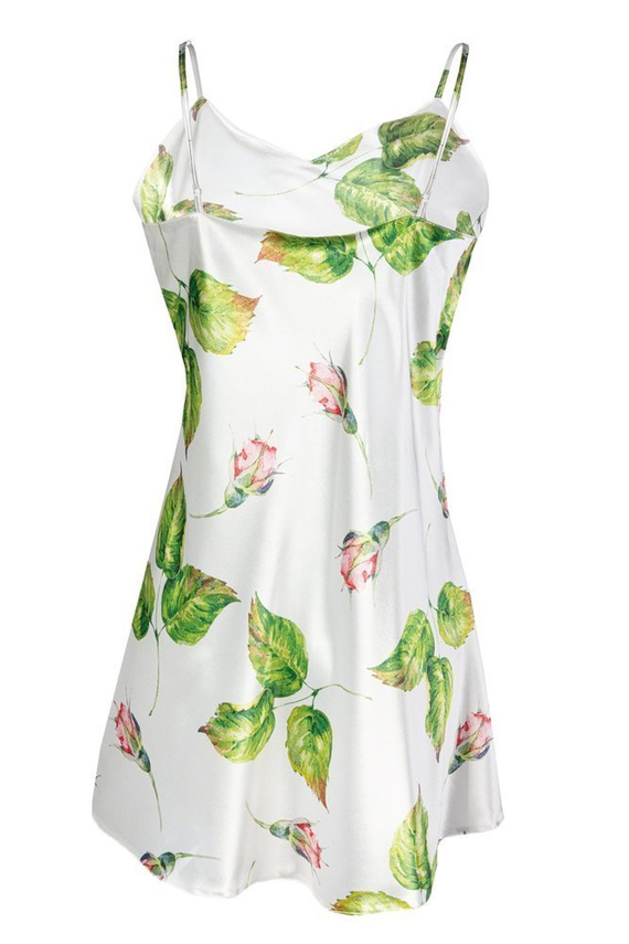 Halka satynowa Flowers DKaren - DK-HK 7 biały