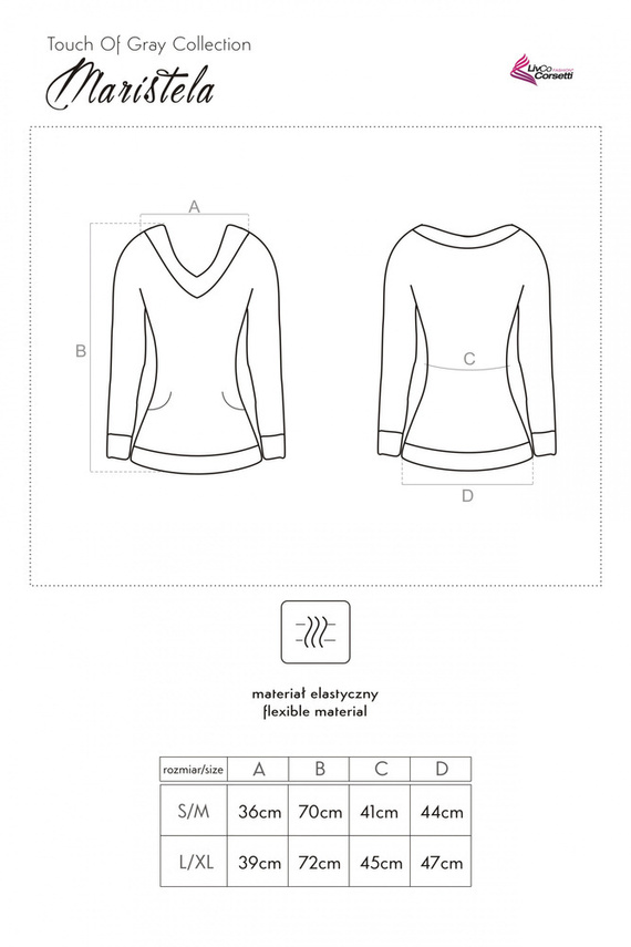 Koszula nocna Maristela LC 90374 LivCo Corsetti Fashion