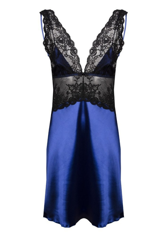 Halka satynowa Dakota DKaren modrak