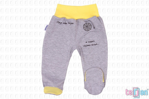 Półśpiochy bawełniane "BIKE" różowy Terjan