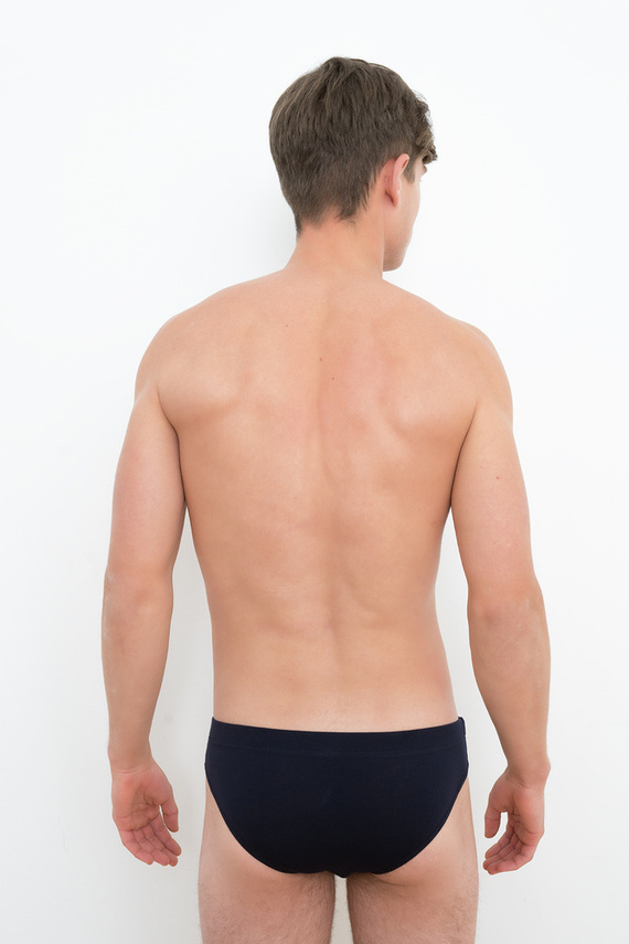 Slipy męskie Apollo Italian Fashion - granatowy