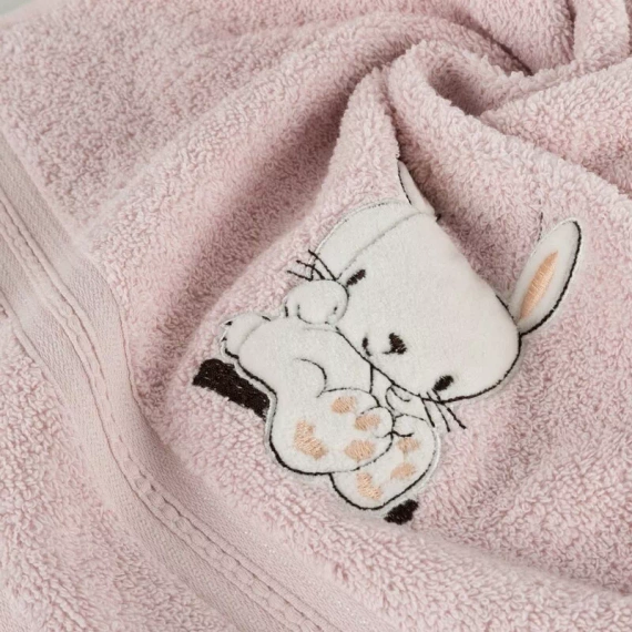 Ręcznik dziecięcy Królik Baby 64 Eurofirany różowy