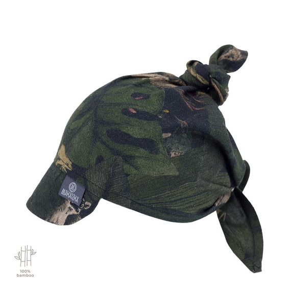 Bambusowa chustka z daszkiem Tropical Vibes- Makaszka