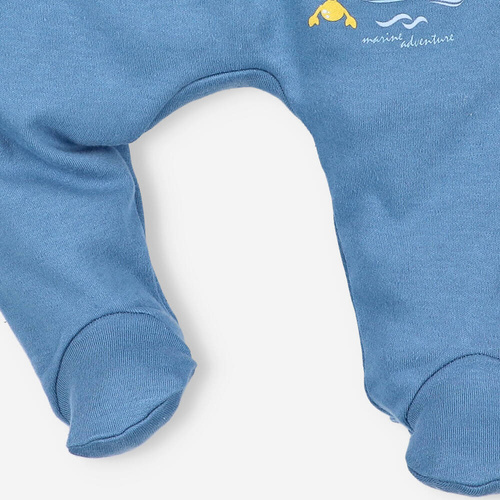 Półśpiochy z bawełny organicznej Piraci Nini